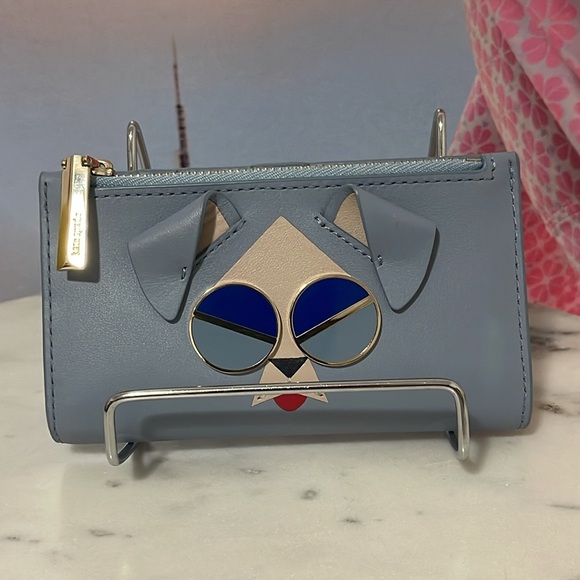kate spade Handbags - Kate Spade ♠️ blue dog wallet 💙🩵❤️ - NWT